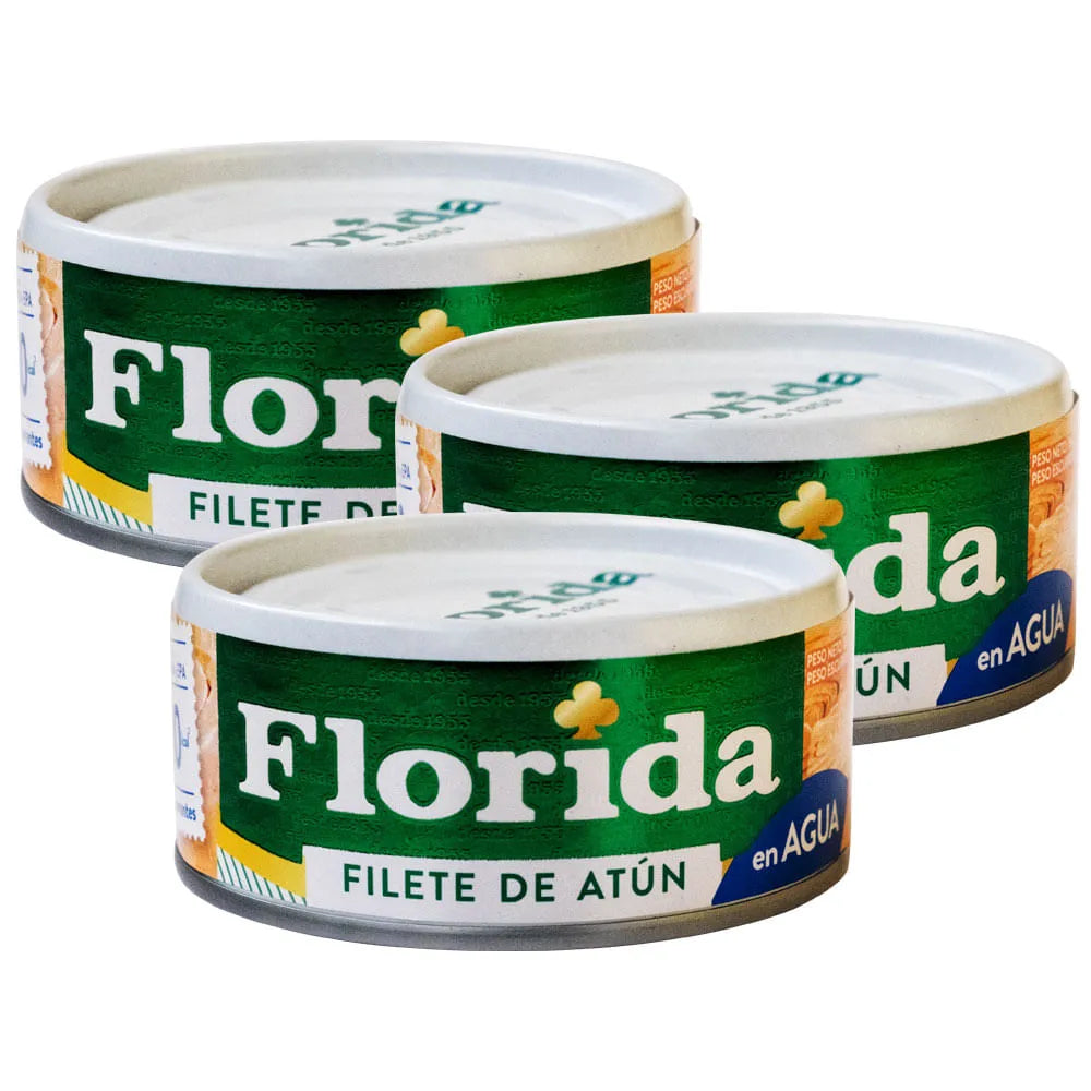 Florida - Filete de Atun en agua  140 g