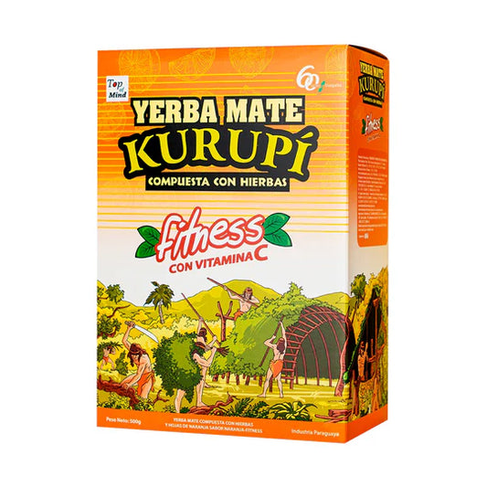 Yerba Mate Kurupi Fitness con vitamina c