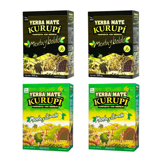 Yerba Mate Kurupi 2- Menta y Boldo - 2- Menta Limon
