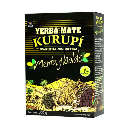 Yerba Mate Kurupi Menta y Boldo