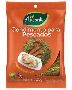ALICANTE CONDIMENTO PARA PESCADO 25 g
