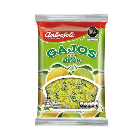 Ambrosoli - caramelos - GAJOS - LIMON 390 g