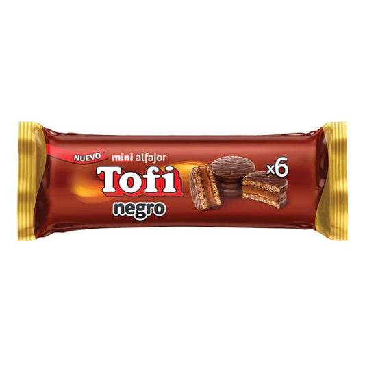 Tofi Mini Alfajor Chocolate Negro x 6