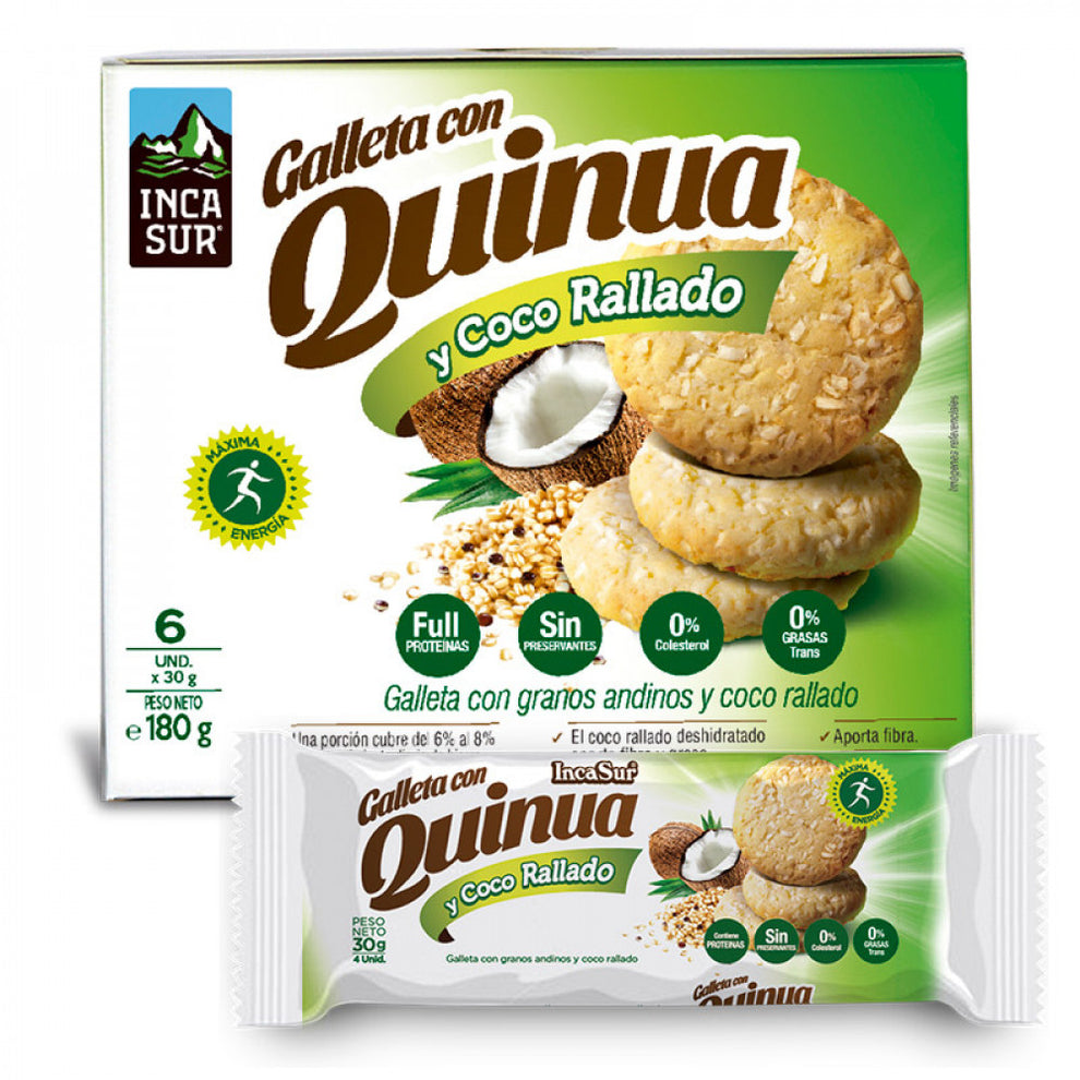 Inca Sur Galletas Quinoa- Coco - Rallado – Antojos del Sur