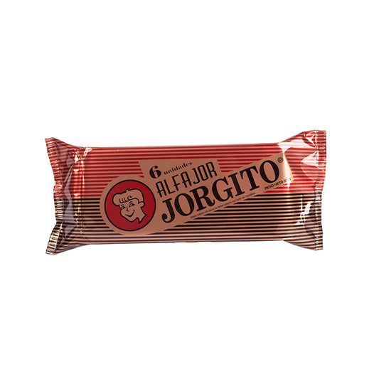 Jorgito Alfajor Chocolate  x 6