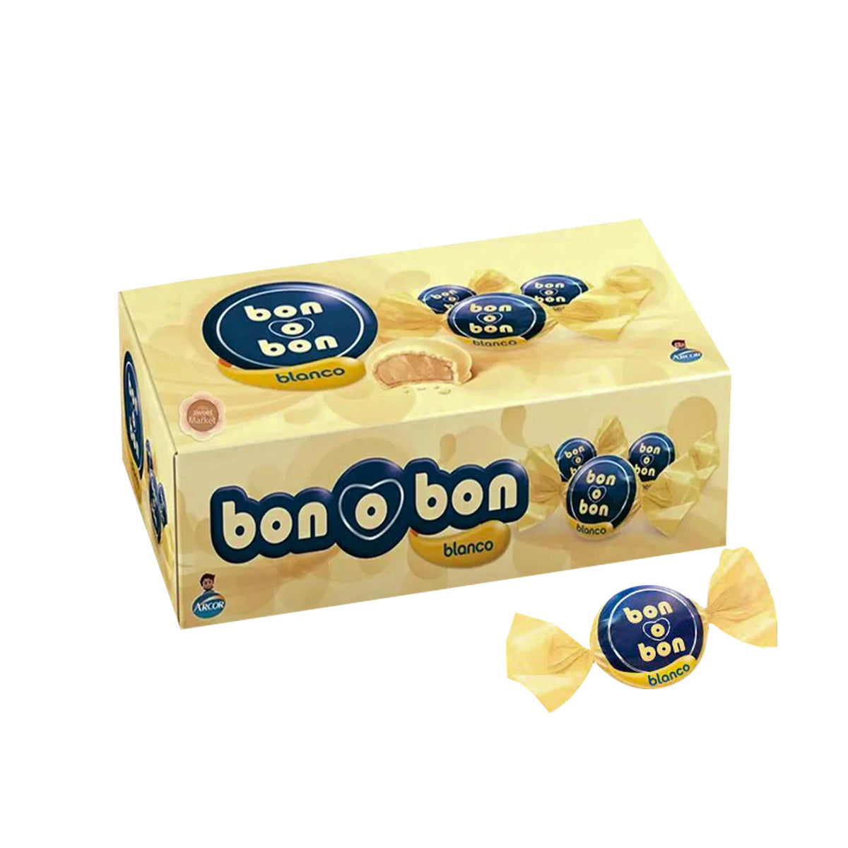 Bon O Bon - Bonbones de Chocolate Blanco (30 unidades)