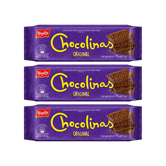 Bagley Chocolinas - Galletas (3 pack)