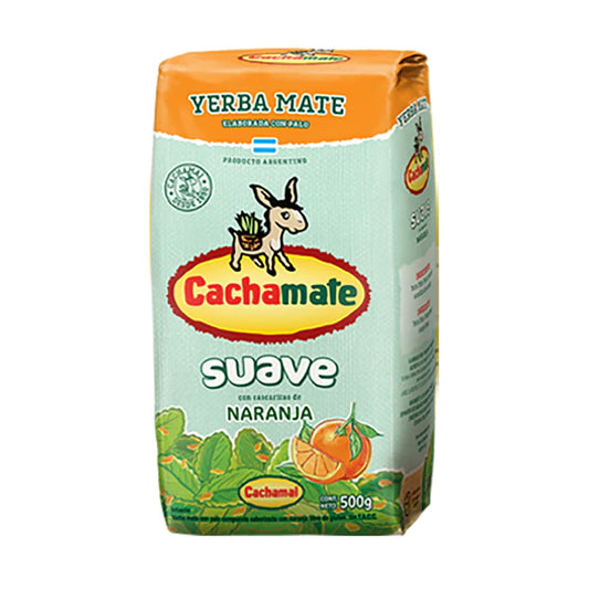 Yerba Mate Cachamate Naranja x 500 g