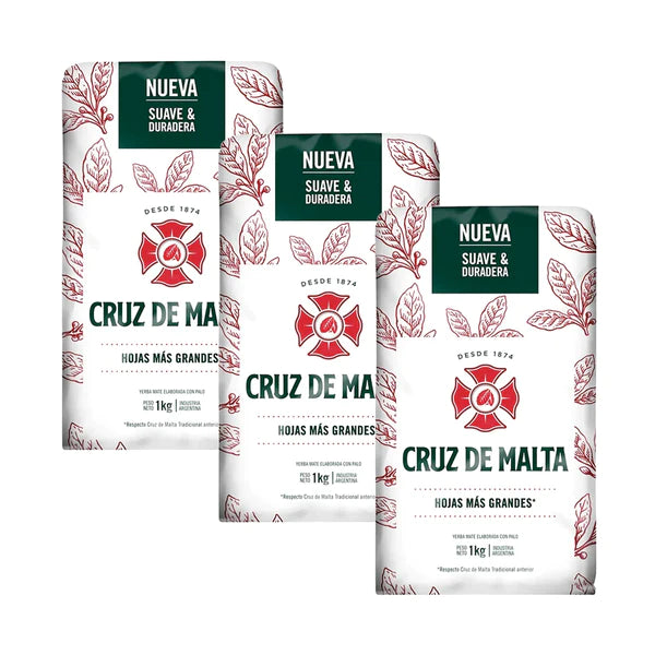 CRUZ MALTA YERBA MATE PACK X 3