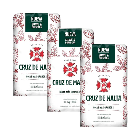 Yerba Mate Cruz de malta  3 pack