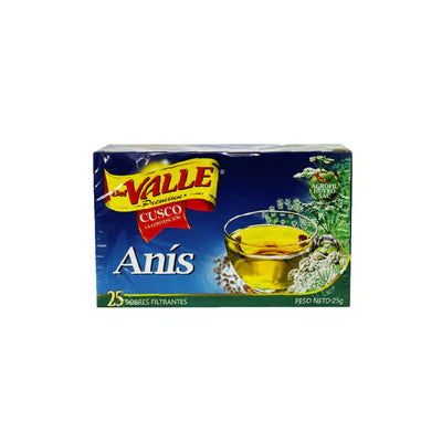 Te Del Valle  Anis  x 25