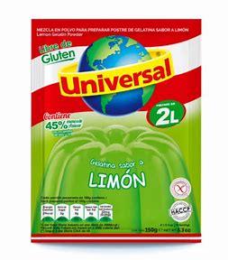 UNIVERSAL GELATINA LIMON