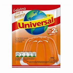 GELATINA UNIVERSAL NARANJA