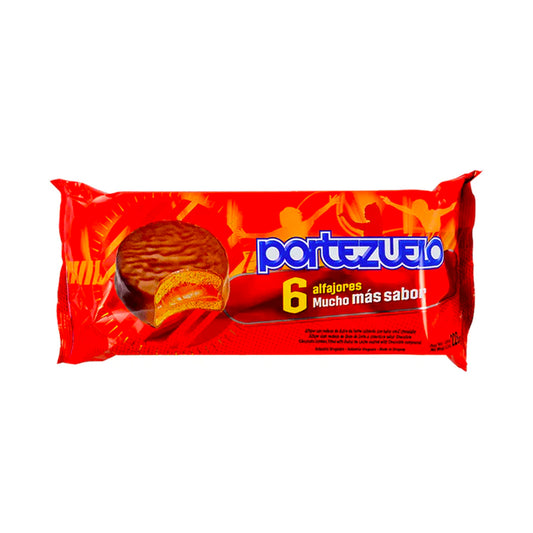 Portezuelo - Alfajor Chocolate (6 unidades)