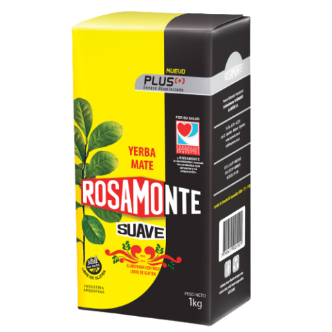 Yerba Mate Rosamonte Suave. 1 kilo