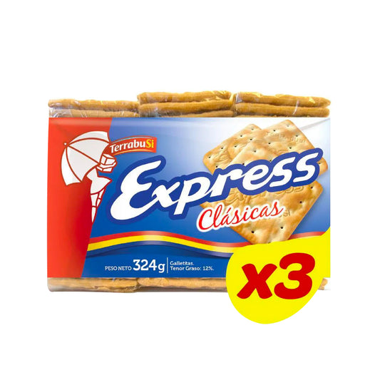 Terrabusi Express Clasicas - Galletas de Agua