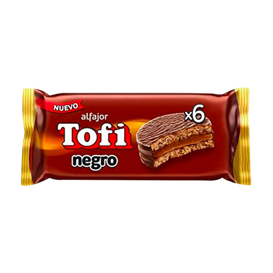 Tofi - Alfajor Chocolate 276g (6 unidades)