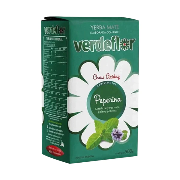 Verde Flor Peperina Yerba Mate Compuesta 500 g 1.1 lb