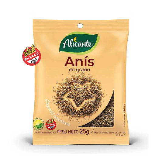 ALICANTE ANIS EN GRANO 25 .G