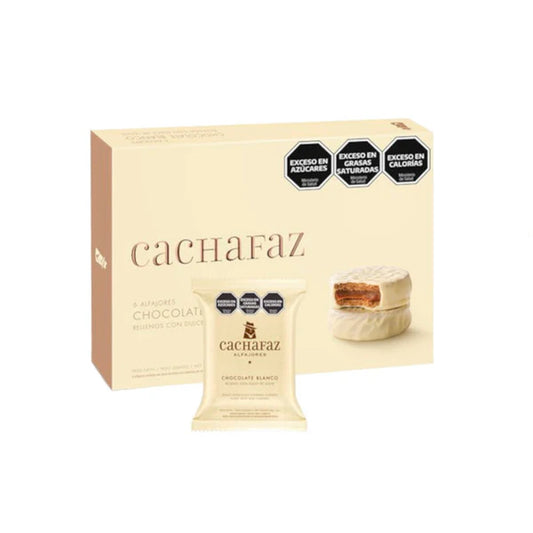 Cachafaz - Alfajor Blanco (6 unidades)