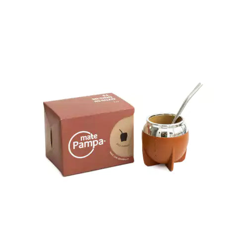 Mate Pampa Caramel con Bombilla