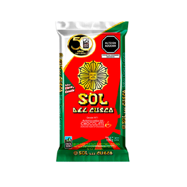 Chocolate Sol del Cuzco canela y clavo