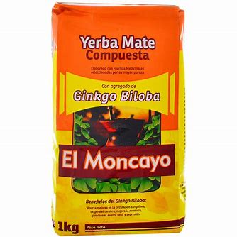 El Moncayo Yerba Mate con Ginkgo Biloba