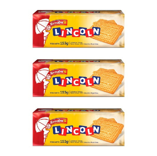 Galletas Lincoln pack x 3