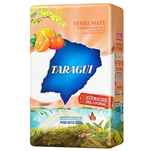 Taragui  Yerba Mate Citrus Del Litoral 1.1 lb 500 g