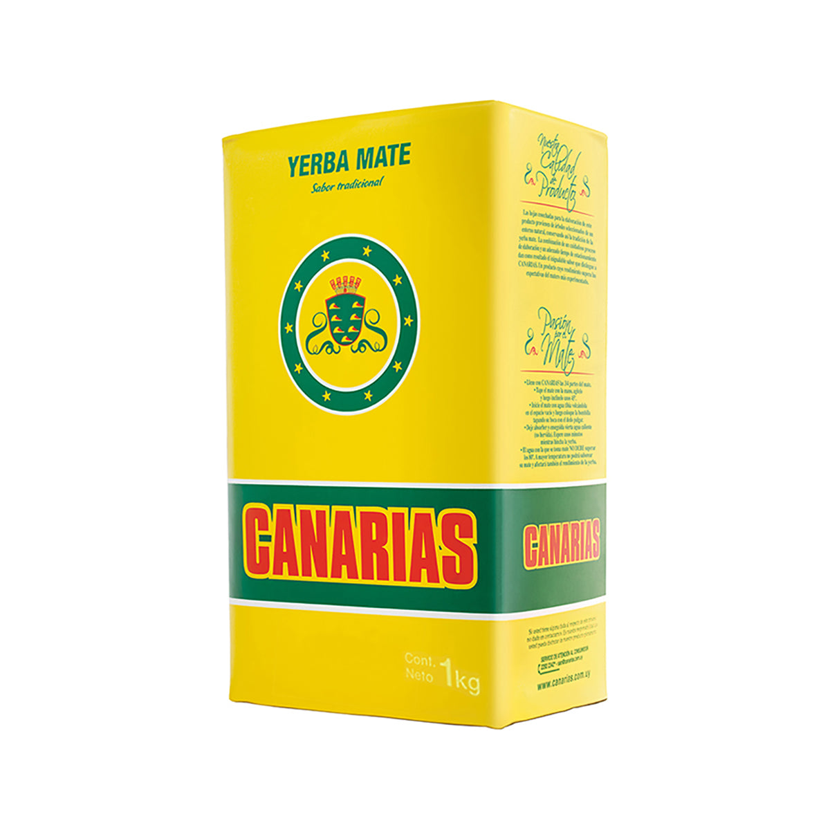 Canarias - Yerba Mate Amarilla 1 kilo